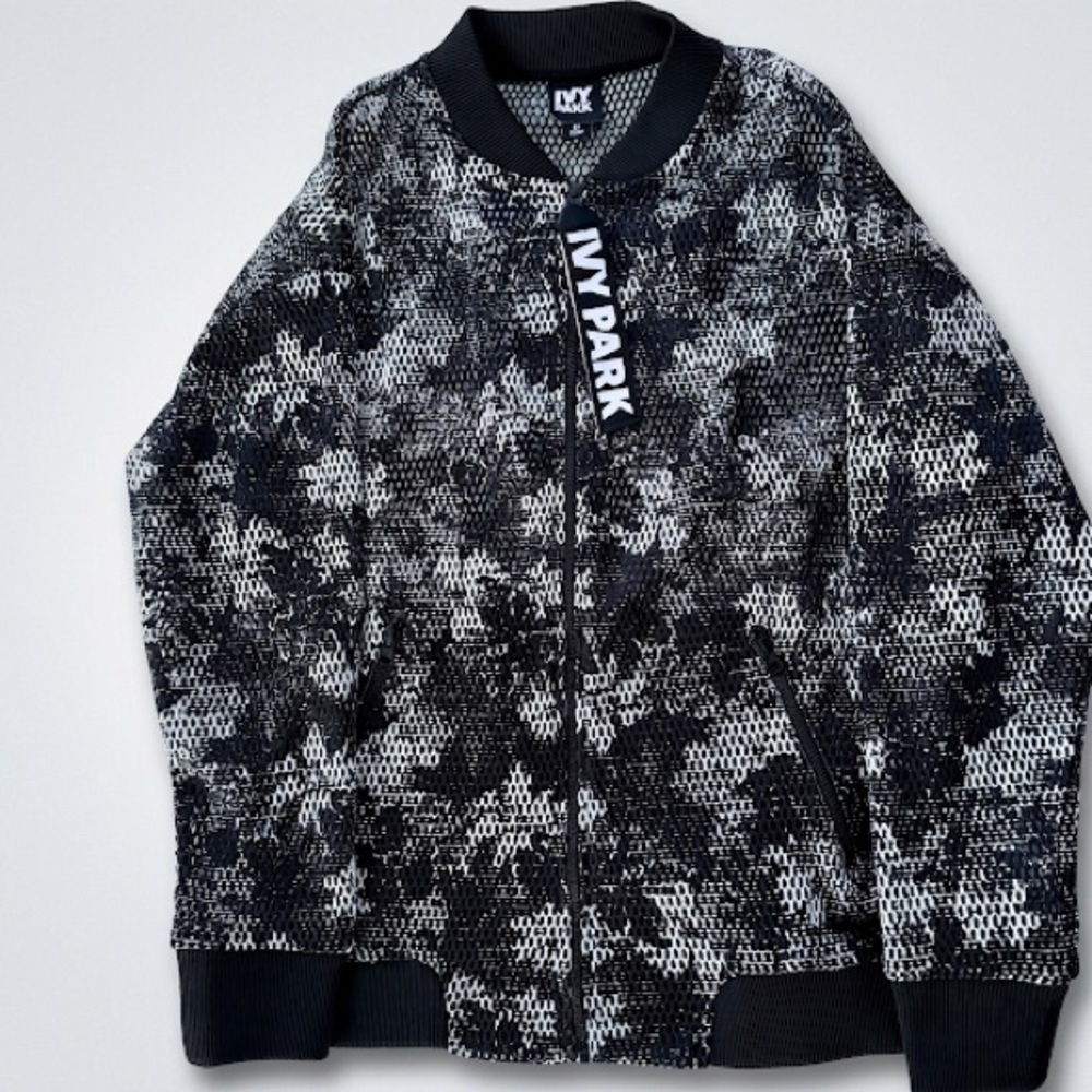 Ivy Park Floral Mesh Bomber Jacket size M